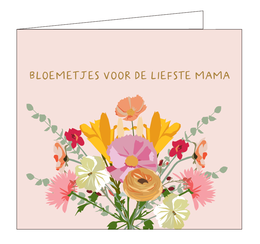Bloemetjes voor de liefste mama Mailboxcards